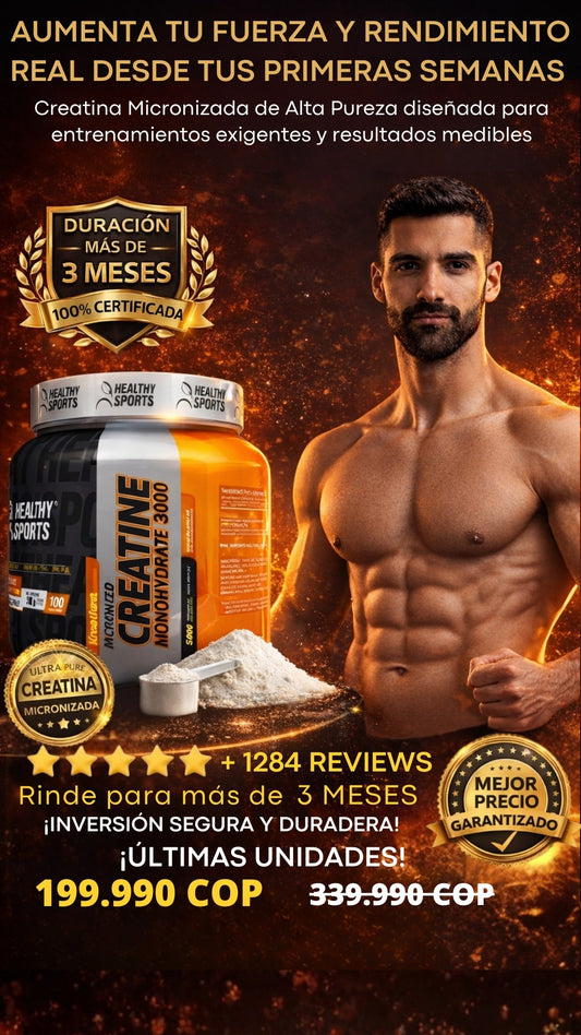 Micronized creatine monohydrate 3000